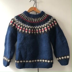 Authentic Icelandic Wool Hand Knit Sweater